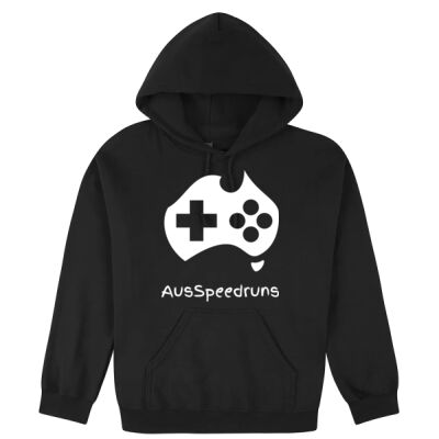 Hoodie (White Logo, Front) Thumbnail