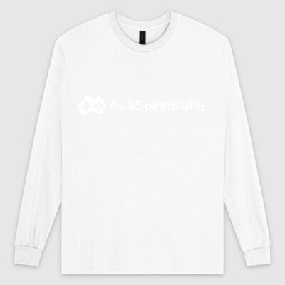 Longsleeve Tee (White Logo, Horizontal) Thumbnail
